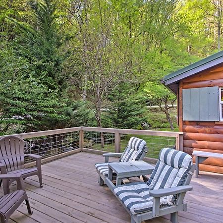Bryson City Cabin With Fire Pit On Coopers Creek! Dış mekan fotoğraf