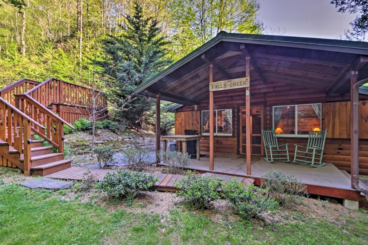 Bryson City Cabin With Fire Pit On Coopers Creek! Dış mekan fotoğraf