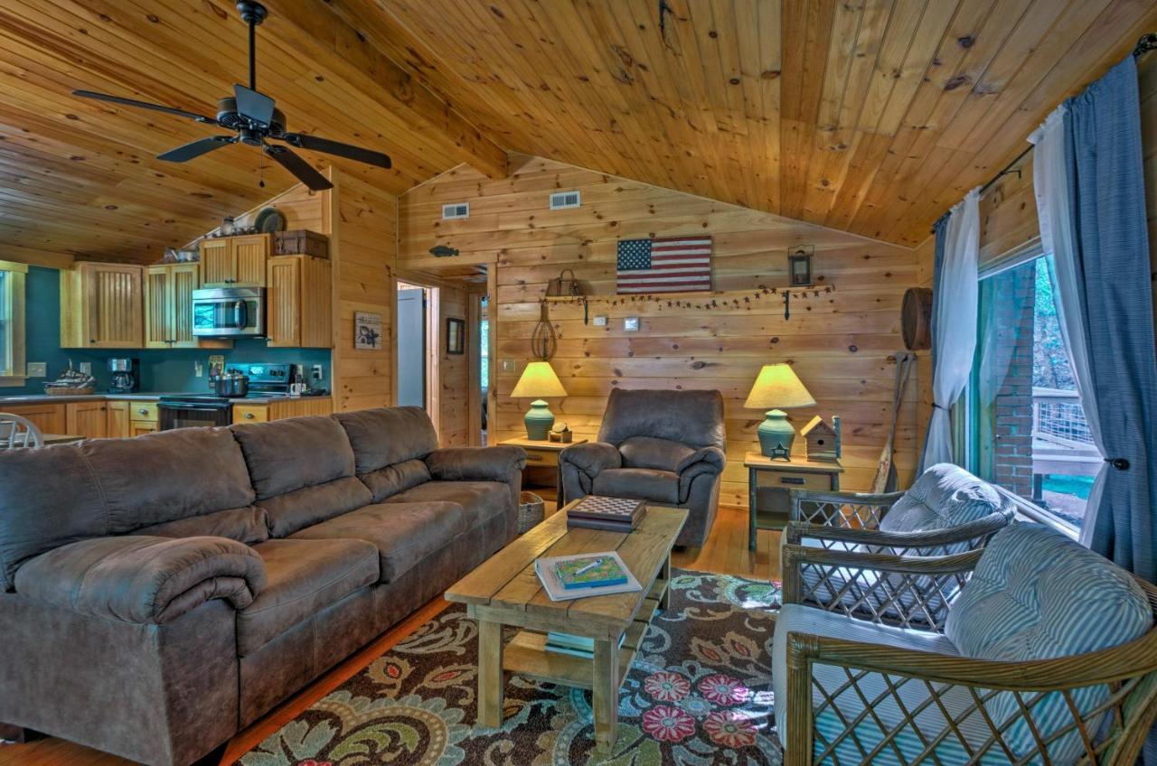 Bryson City Cabin With Fire Pit On Coopers Creek! Dış mekan fotoğraf