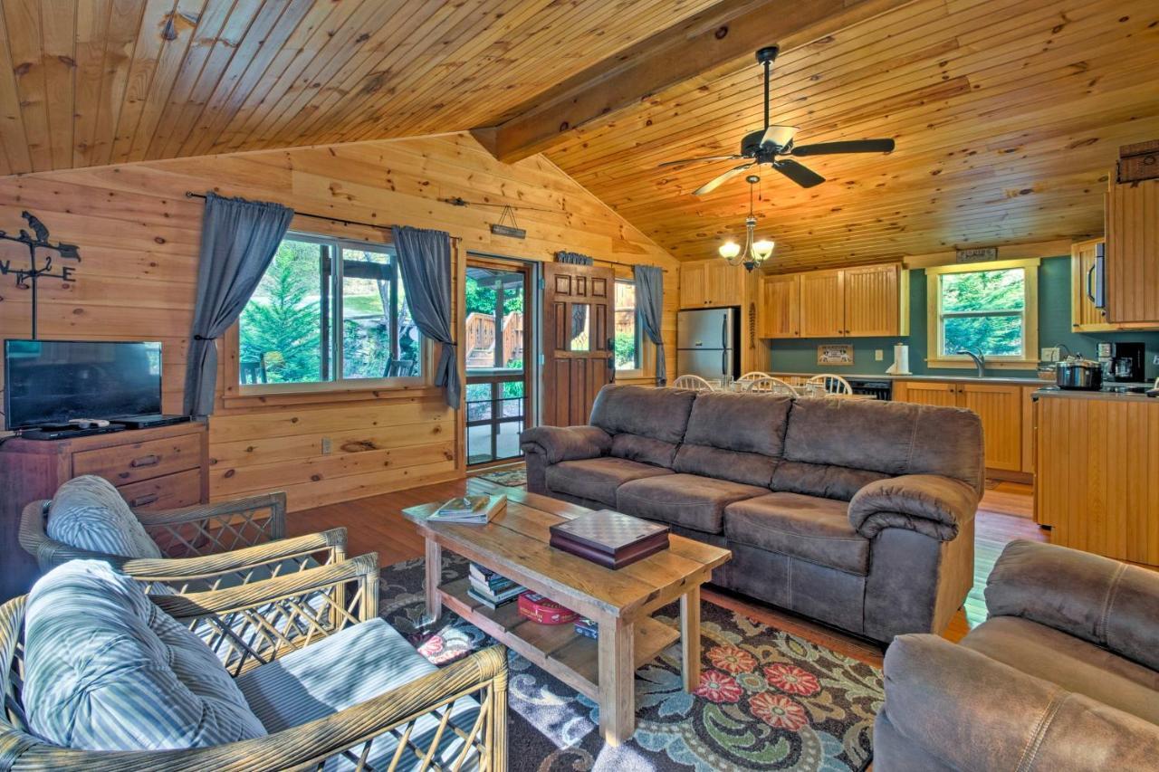 Bryson City Cabin With Fire Pit On Coopers Creek! Dış mekan fotoğraf