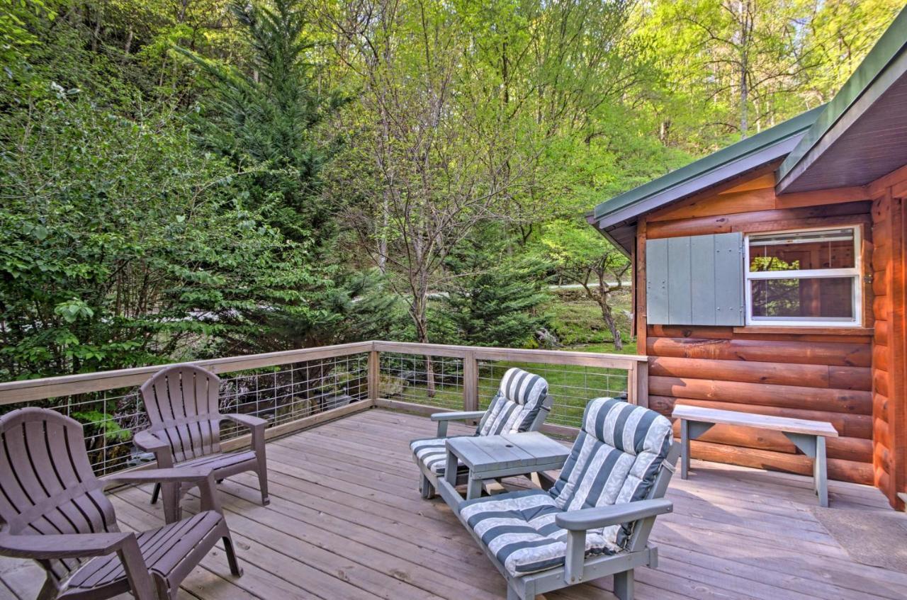 Bryson City Cabin With Fire Pit On Coopers Creek! Dış mekan fotoğraf