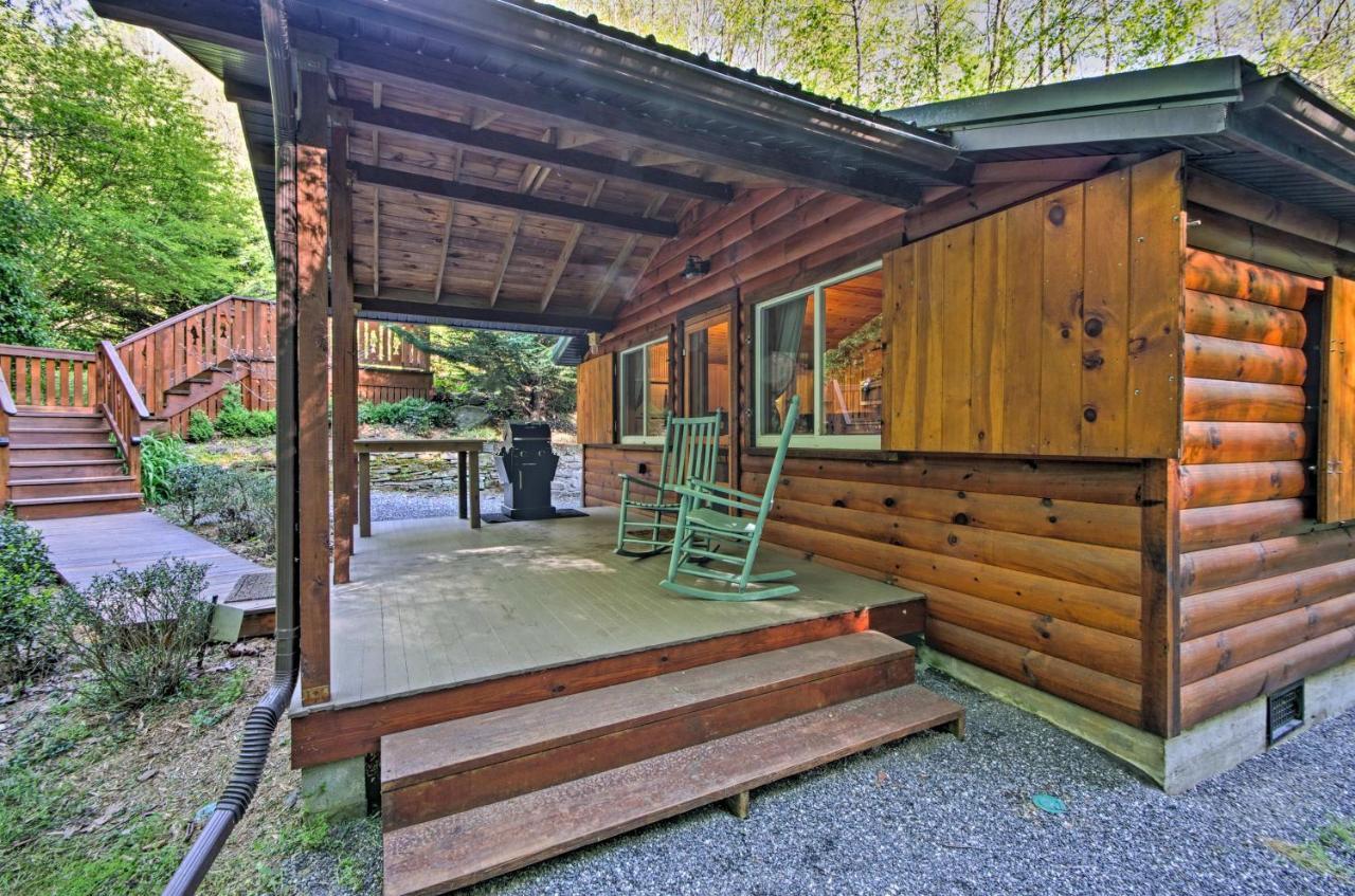 Bryson City Cabin With Fire Pit On Coopers Creek! Dış mekan fotoğraf